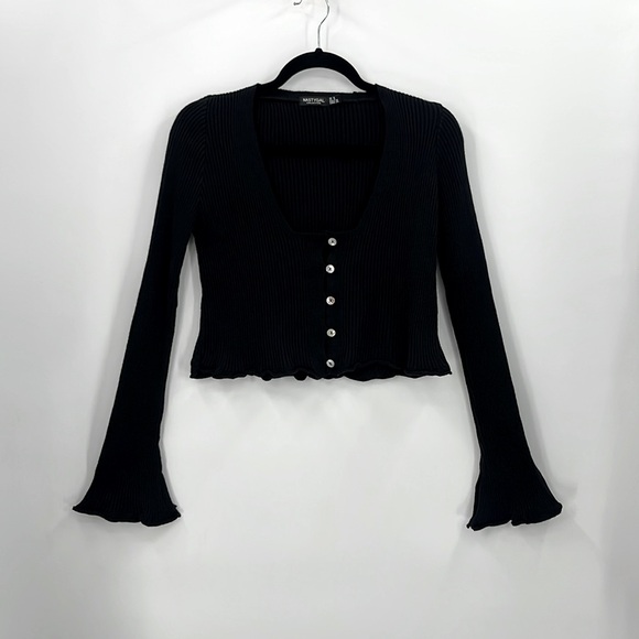 Nasty Gal Cropped Cardigan - Picture 2 of 4